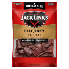 Cecina de res original de Jack Link, bolsa gigante de 150 g
