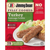 Jimmy Dean Turkey Sausage Links, 48 ct – 2.41 lbs (38.5 oz)