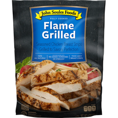 John Soules Foods Flame Grilled Chicken Breast Strips – 8 oz
