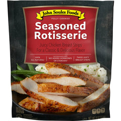John Soules Foods Fresh Seasoned Rotisserie Chicken Strips – 8 oz