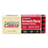 Cabot Creamery Seriously Sharp Cheddar Cheese Block 8 oz