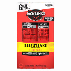 Jack Link’s Beef Steak, Teriyaki, 6 ct – 4.8 oz