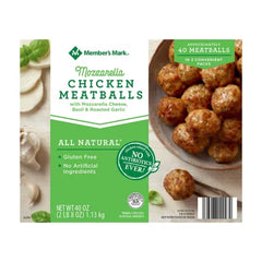 Albóndigas de pollo con mozzarella Member's Mark – 2 libras (32 oz)