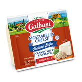 Galbani Whole Milk Mozzarella Cheese Block – 16 oz