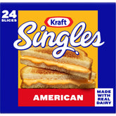 Kraft Singles American Cheese Slices, 24 ct – 16 oz