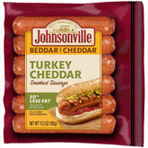 Johnsonville Turkey Cheddar Smoked Sausage, 6 Links – 13.5 oz