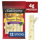 Sargento Pepper Jack Natural Cheese Snack Sticks – 9 oz