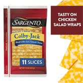 Sargento Sliced Colby-Jack Cheese – 8 oz