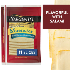 Queso Muenster en lonchas Sargento – 226 g