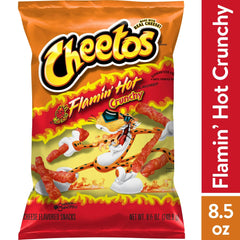 Cheetos Crunchy Flamin' Hot - Papas fritas con sabor a queso - 8.5 oz