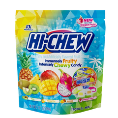 Bolsa vertical Hi-Chew Tropical Mix de 350 g