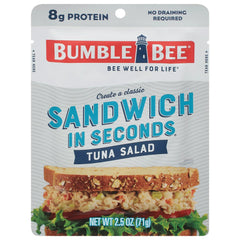 Sándwich de ensalada de atún Bumble Bee en segundos – 2.5 oz