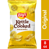 Lay’s Kettle Cooked Original Potato Chips – 8 oz