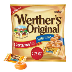 Caramelo duro original sin azúcar de Werther's - 2.75 oz