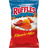 Ruffles Potato Chips Flamin' Hot Flavored – 8 oz
