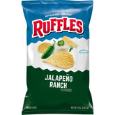 Ruffles Potato Chips Jalapeño Ranch Flavored – 8 oz