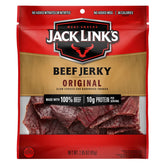 Jack Link’s Beef Jerky, 100% Beef, Original – 2.85 oz