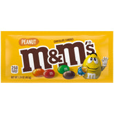 M&M’s Peanut Milk Chocolate Candy, Full Size – 1.74 oz