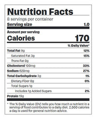 Amylu Caramelized Onion & Aged White Cheddar Chicken Burger 8 count – 2 lbs (32 oz)