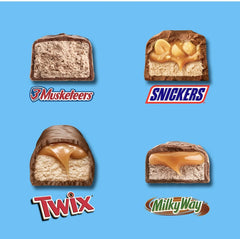Snickers, Twix & More Minis Chocolate Candy Bars Variety Pack - 8.31 oz Bag