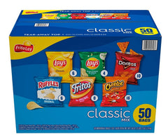 Frito-Lay Classic Mix Variety Pack Chips, 50 pk. 3 lb 2 oz (50 oz)