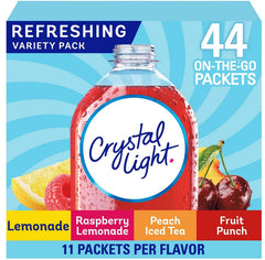 Mezcla de bebida Crystal Light, paquete variado, 60 unidades (6.3 oz)