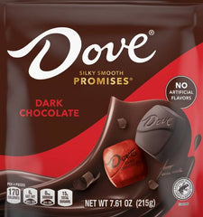 Caramelo de chocolate negro Dove Promises – 8.46 oz
