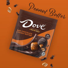 Caramelo de chocolate negro con mantequilla de cacahuete Dove Promises - 7.61 oz