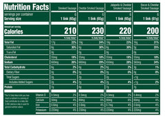 Salchicha ahumada con queso y chile Johnsonville, 6 salchichas (14 oz)
