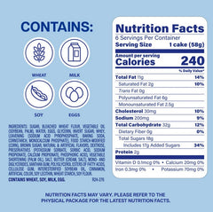 Entenmann's Crumb Snack Cakes, 6 packs, Cinnamon Sugar Mini Crumb Cakes, 12.25 oz