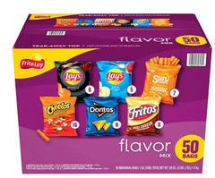 Frito-Lay Flavor Mix Chips, Variety Pack, 50 pk. 3 lb 2 oz (50 oz)