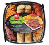 Hormel Gatherings - Hard Salami and Pepperoni with Cheese and Crackers- 28 oz