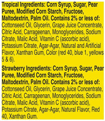 Gushers Strawberry Splash and Tropical Flavor Fruit Snacks, 42 ct – 2 lbs (32 oz)