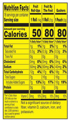 Fruit Roll-Ups, Fruit By The Foot, Gushers Snacks Variety Pack, 16 ct – 10.2 oz