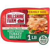 Hillshire Farm Ultra Thin Sliced Honey Roasted Turkey Breast Deli Lunch Meat, 16 oz