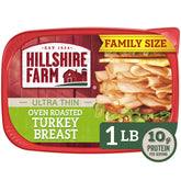 Hillshire Farm Ultra Thin Oven Roasted Turkey Breast Deli Lunch Meat, 16 oz