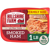 Hillshire Farm Ultra Thin Sliced Smoked Ham Deli Lunch Meat, 16 oz