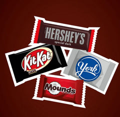 Hershey’s Assorted Dark Chocolate Flavored Snack Size Candy, Party Pack – 2.05 lbs (32.89 oz)