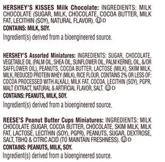 Hershey’s Chocolate Assortment Miniatures Candy Bars, Individually Wrapped – 15.1 oz
