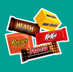 Hershey’s Chocolate and Peanut Butter Assortment Snack Size Candy – 33.08 oz