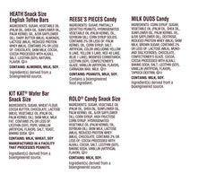 Hershey’s Chocolate and Peanut Butter Assortment Snack Size Candy – 33.08 oz