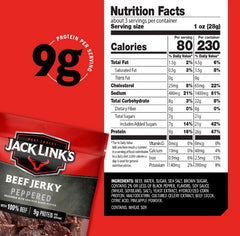 Jack Link’s Beef Jerky, Peppered – 2.85 oz