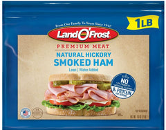 Land O' Frost Premium Meat, Sandwich Sliced Fresh Deli Lunch Meat, Smoked Ham, 1 lb (16 oz)