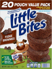 Entenmann's Little Bites Fudge Brownie Muffins, 33 oz., 20 pk.