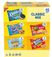 Nabisco Classic Mix Cookie & Cracker, Variety Pack, 40 pk. (40 oz)