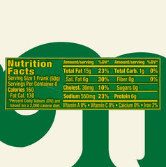 Salchichas de carne sin piel de Nathan's Famous Beef, 24 unidades (3 lb (48 oz))