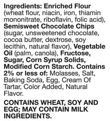 Pillsbury Soft Baked Mini Chocolate Chip Cookies- 2.63 lbs (42oz.), 28 pk.