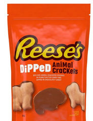 REESE'S Chocolate Peanut Butter Dipped, Animal Crackers, 8.5 oz.