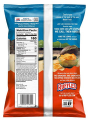 Papas fritas Ruffles con sabor a cheddar y crema agria – 8 oz