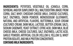 Papas fritas Ruffles con sabor a cheddar y crema agria – 8 oz